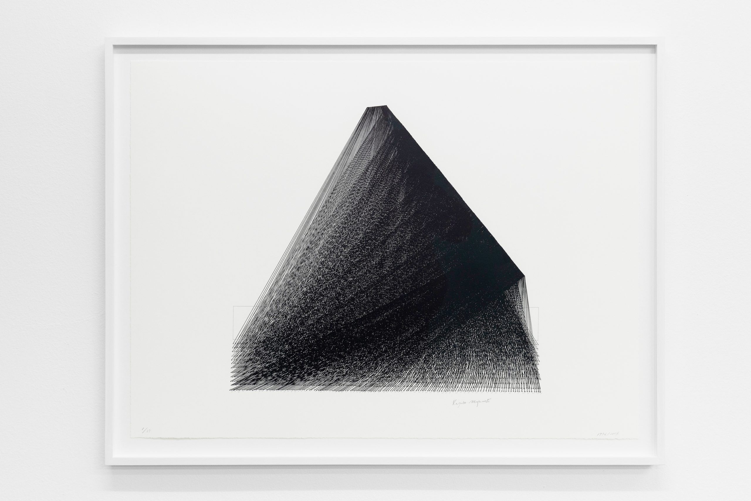 Lines Passing Over Rectangles — Kazuko Miyamoto