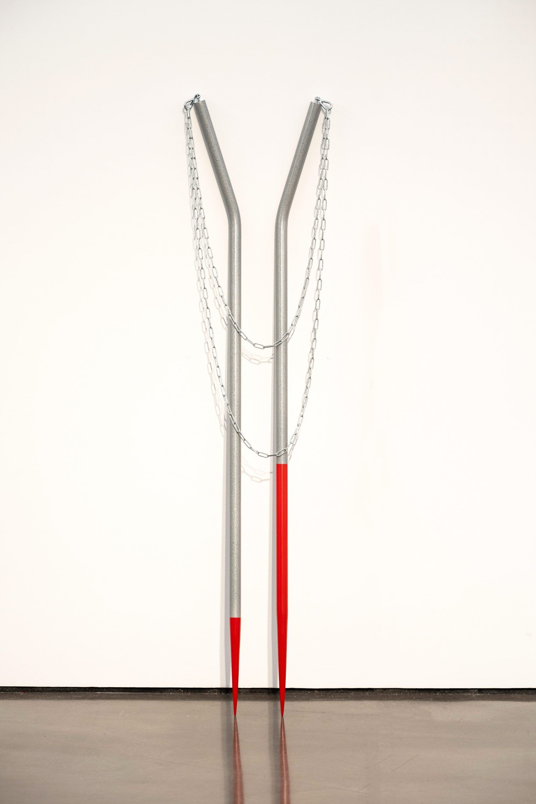 Red Dipped Circular Knitting Needles — Makiko Harris