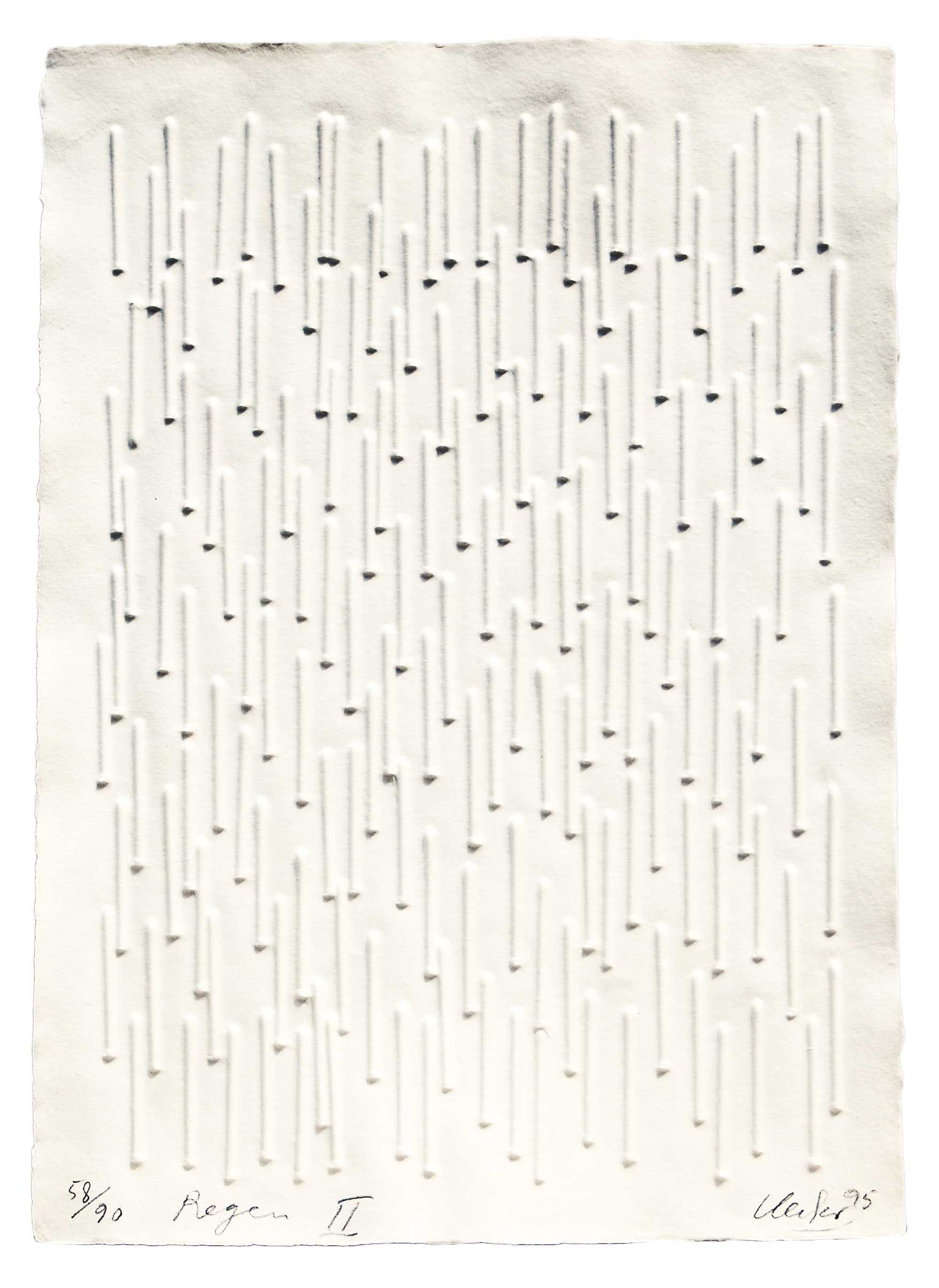 Regen II — Günther Uecker