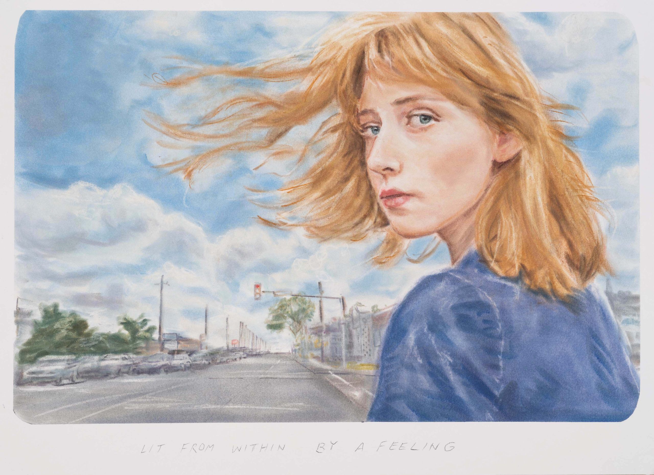 Untitled ("Lit from within by a feeling…") — Muntean/Rosenblum