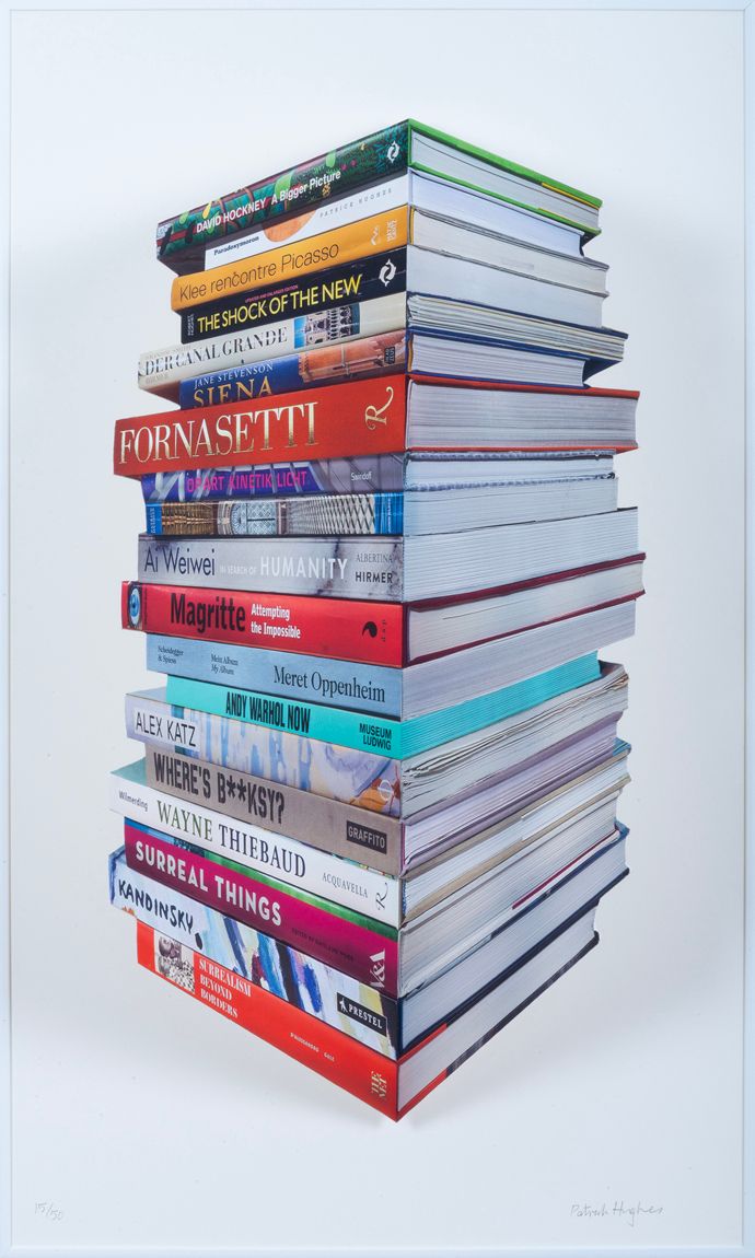 "Bookstack" — Patrick Hughes