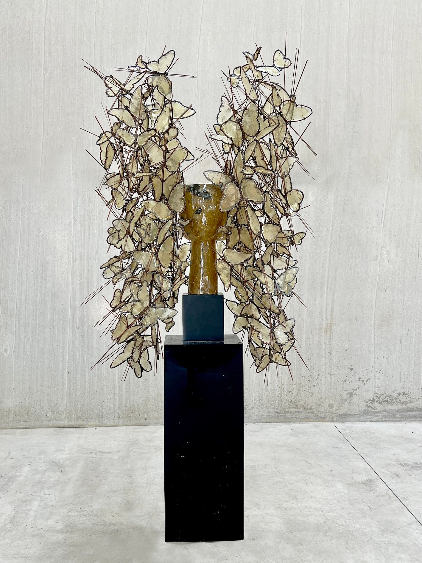 Ocher Butterflies — Manolo Valdés