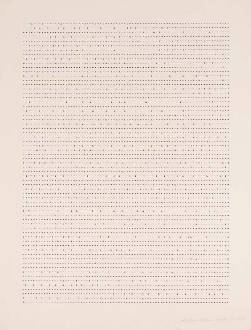 Text-Based Vowel Arrangement — Antoni Starczewski