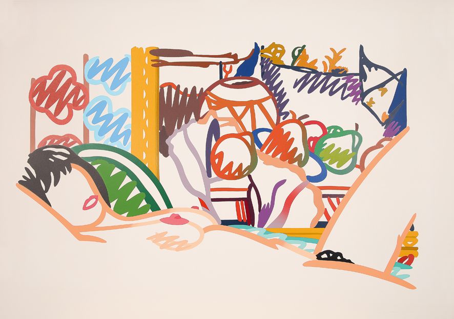 "Monica Nude with Cezanne" — Tom Wesselmann