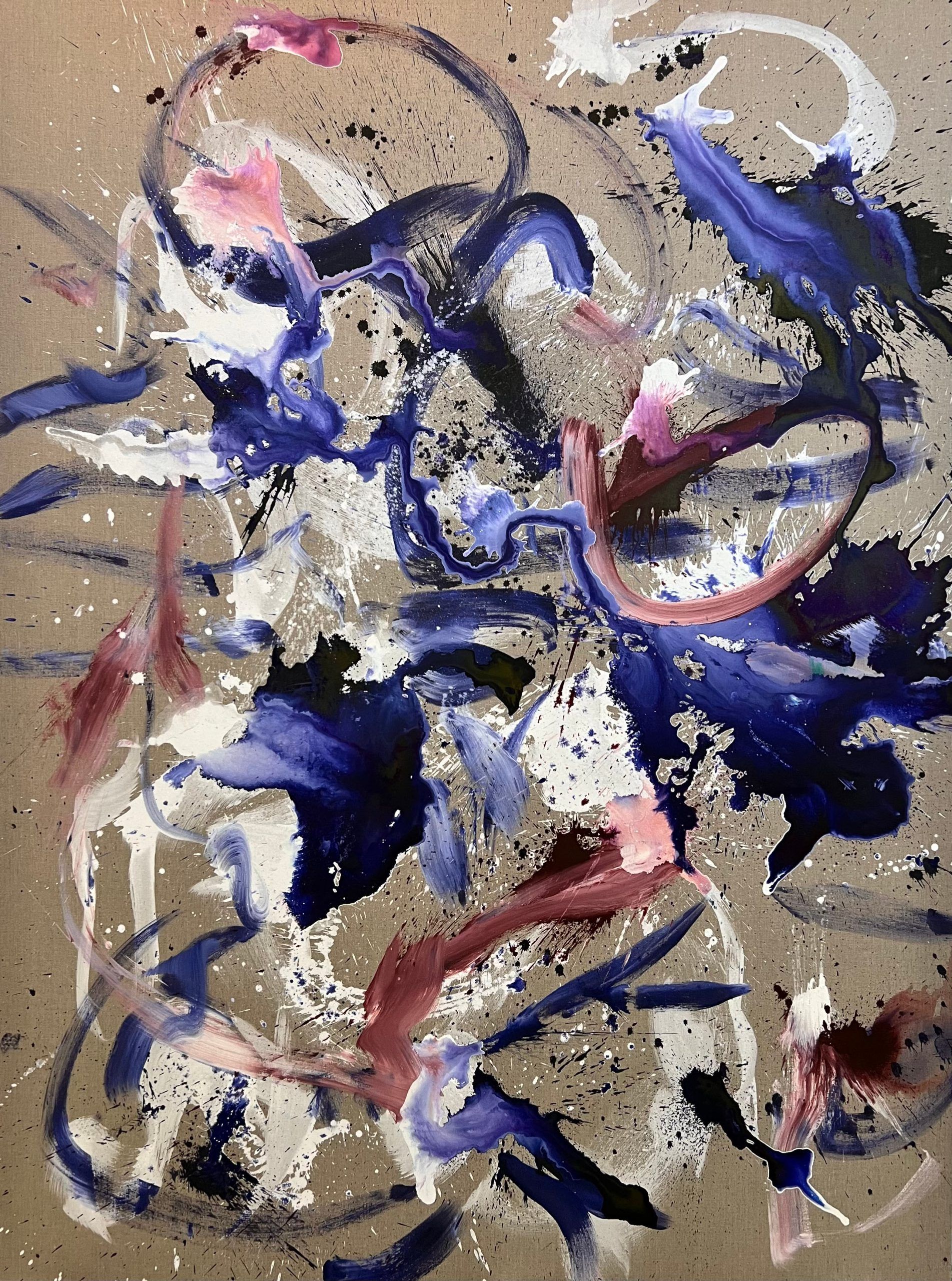 Untitled in blue and rust — Alicia Viebrock