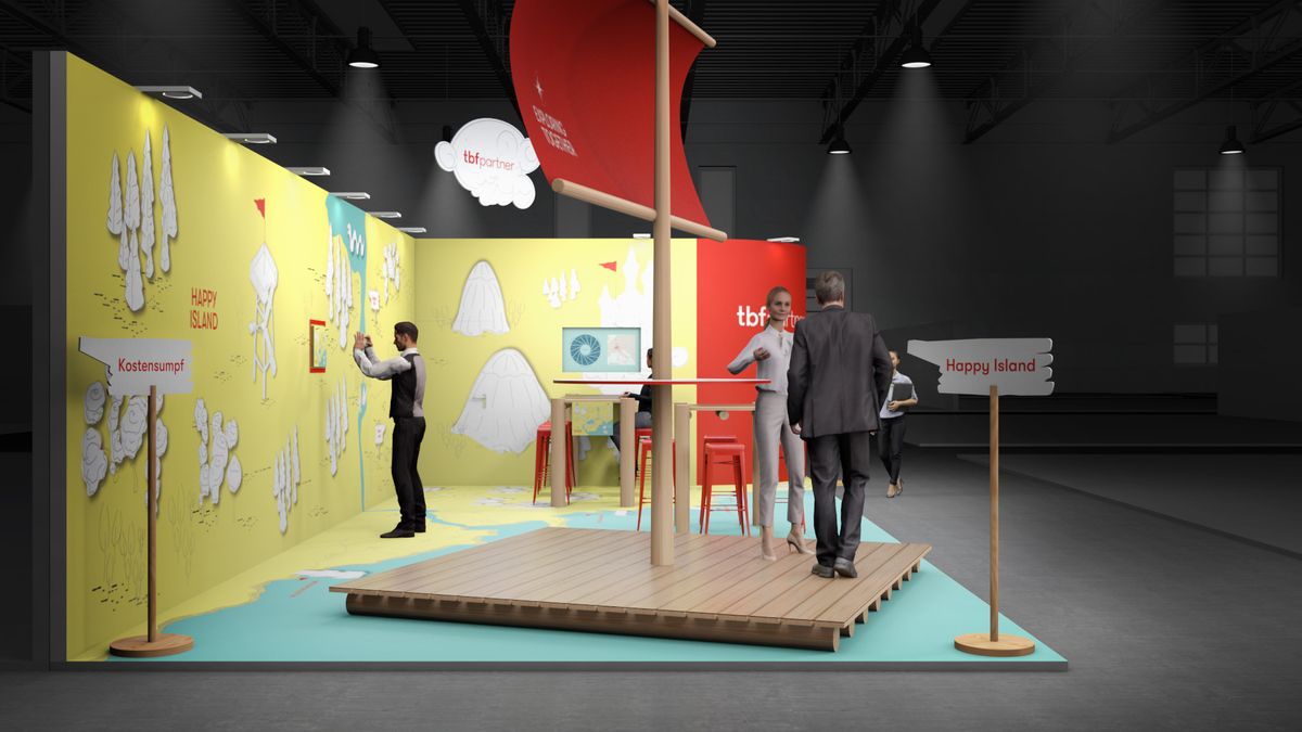Messestand «Exploring together» — Ansicht 3