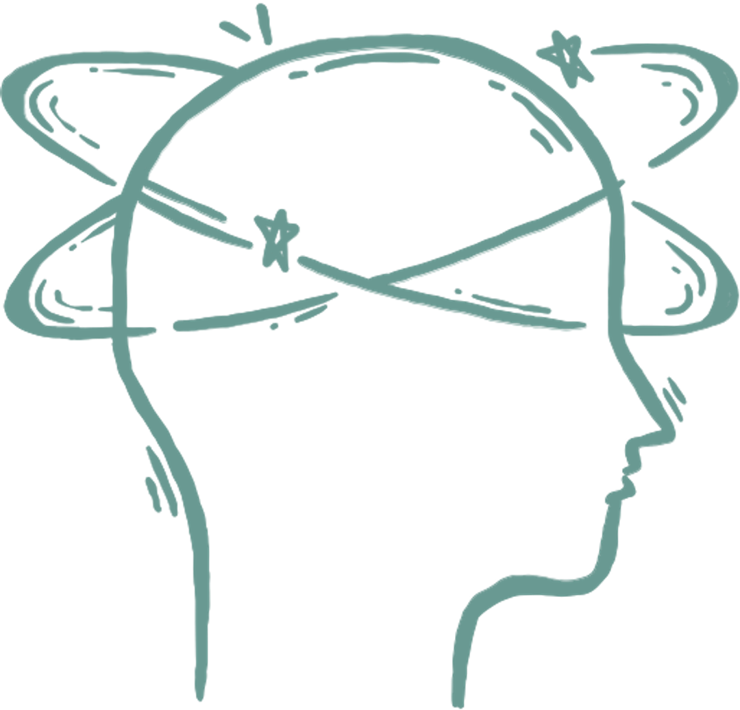 a logo for mindly with a tree in the middle