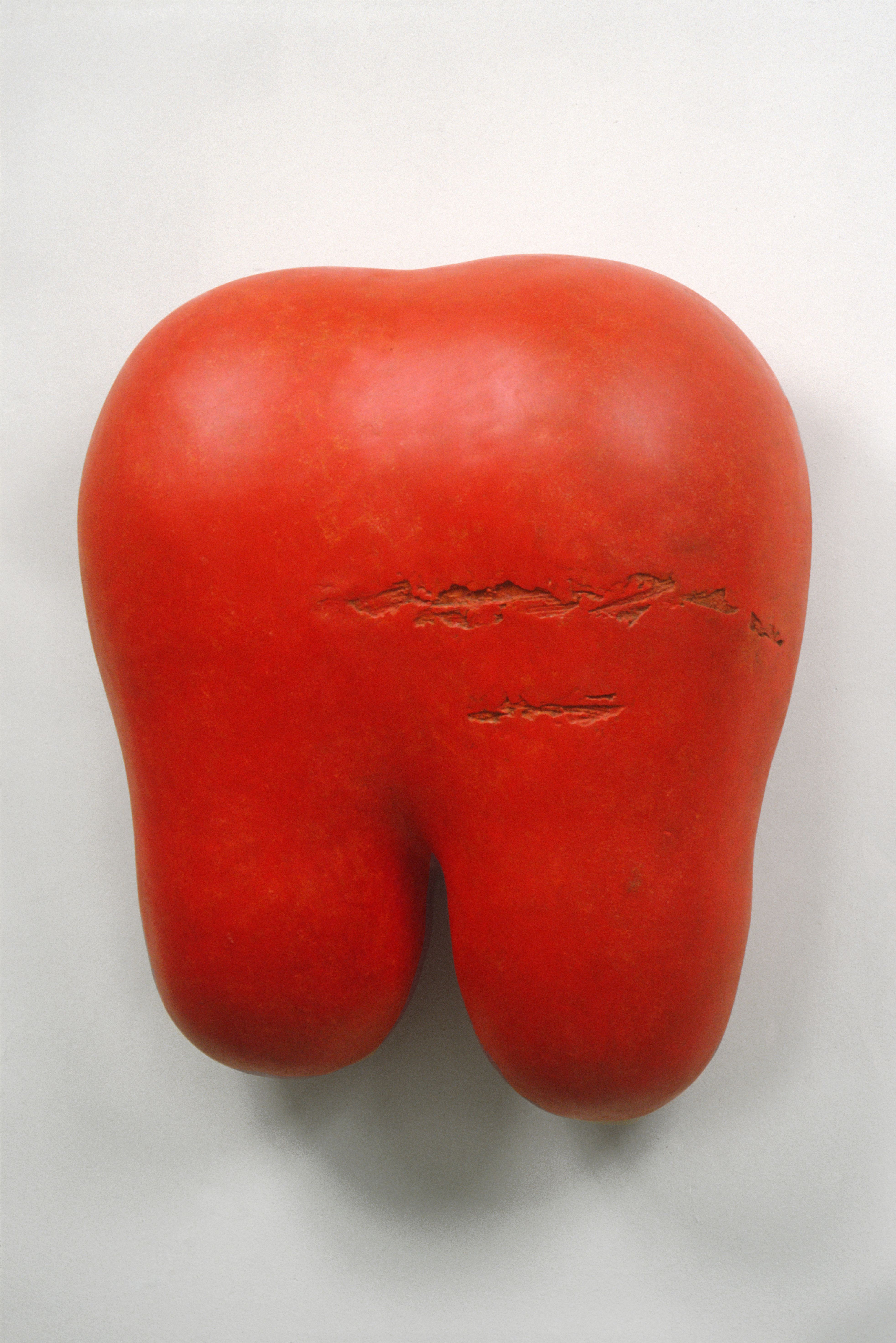 Red Palm Nut / Red Tooth Sculpture Mary Ann Unger