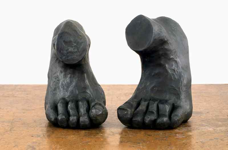 clay feet sculpture mary ann unger