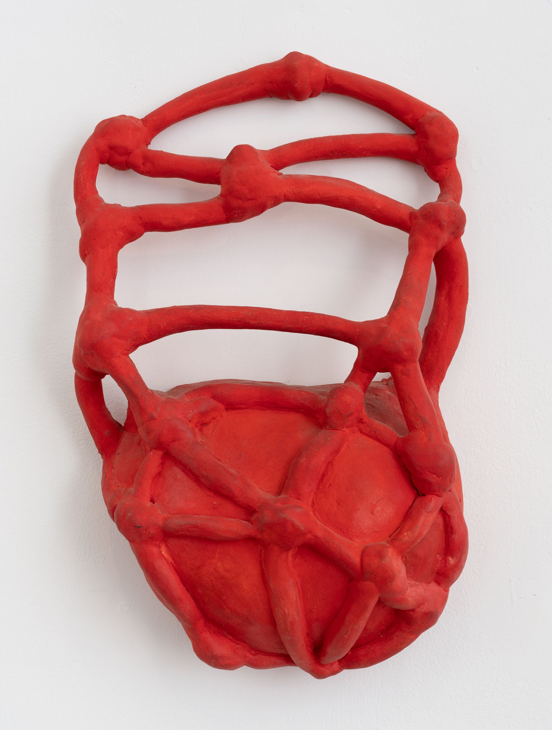 Abstract Red Clay Sculpture Mary Ann Unger