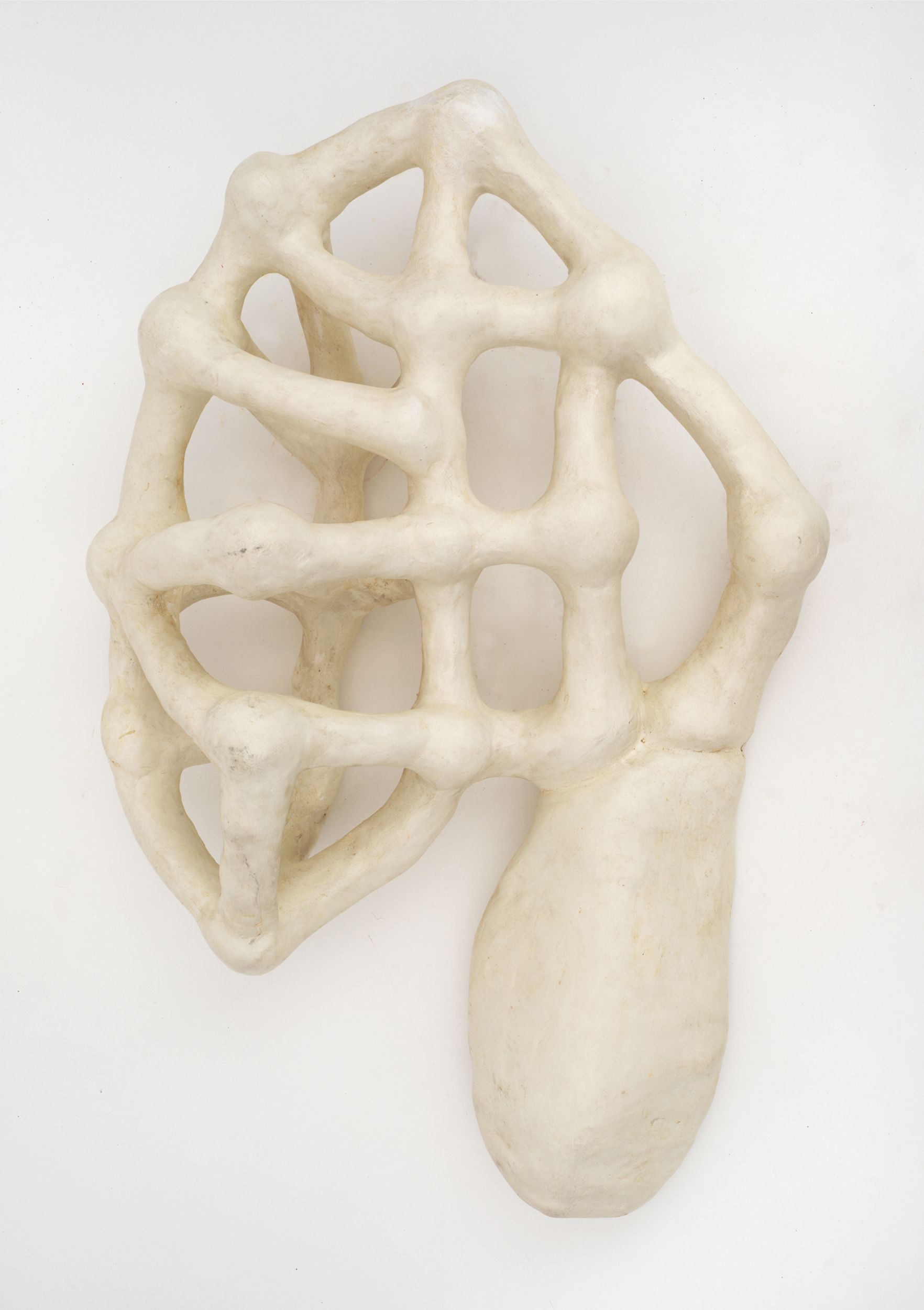 White Hydrocal Sculpture Mary Ann Unger