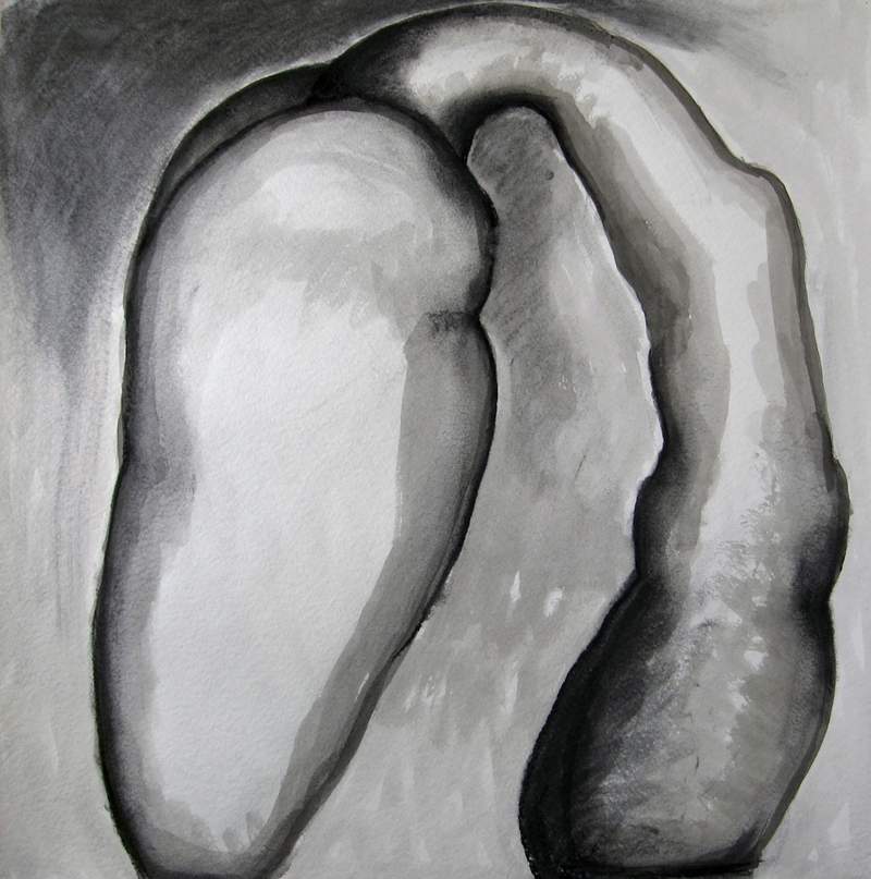 seed pod watercolor mary ann unger