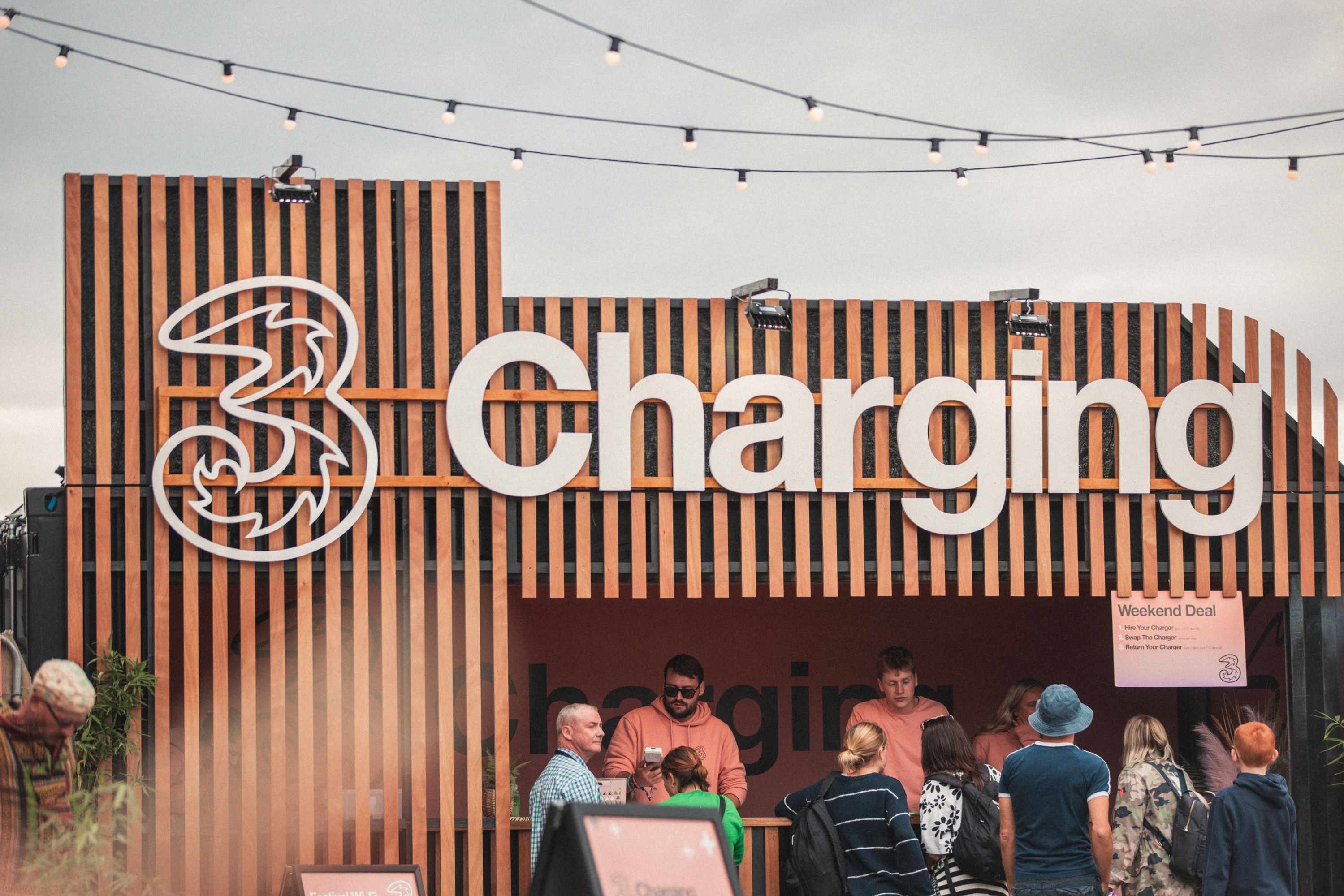 Festival phone charging guide Three Music Three Music