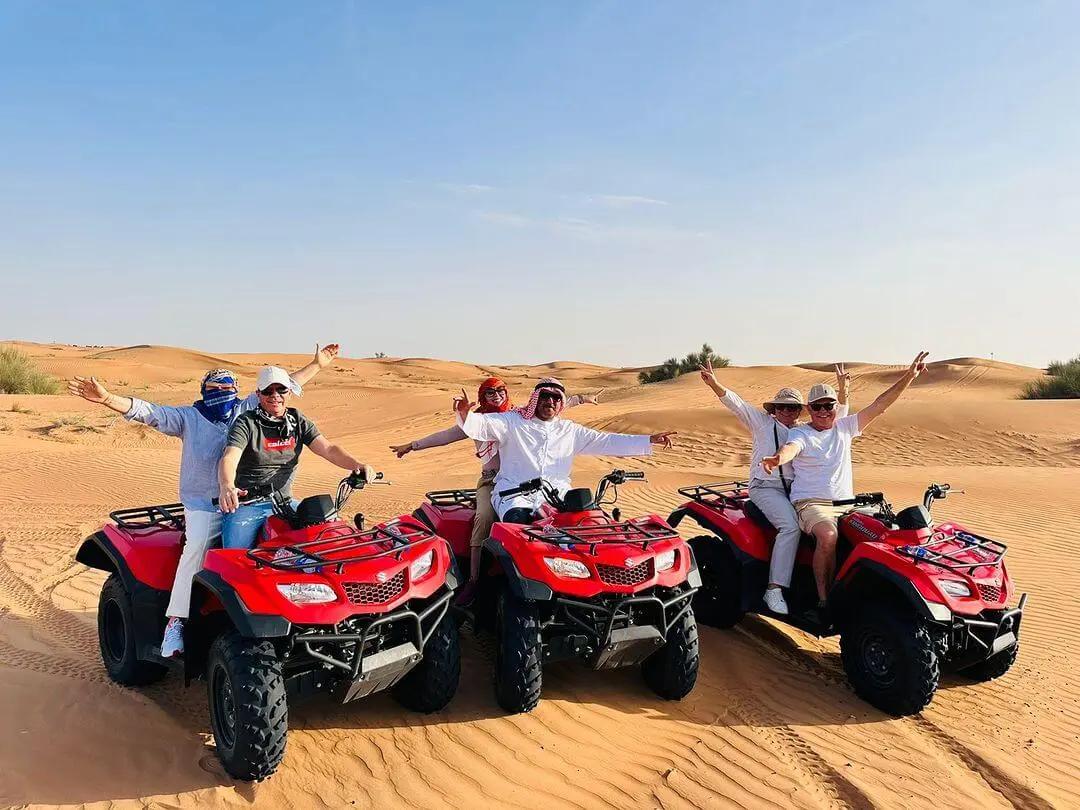 1-hour group quad bike safari in Dubai