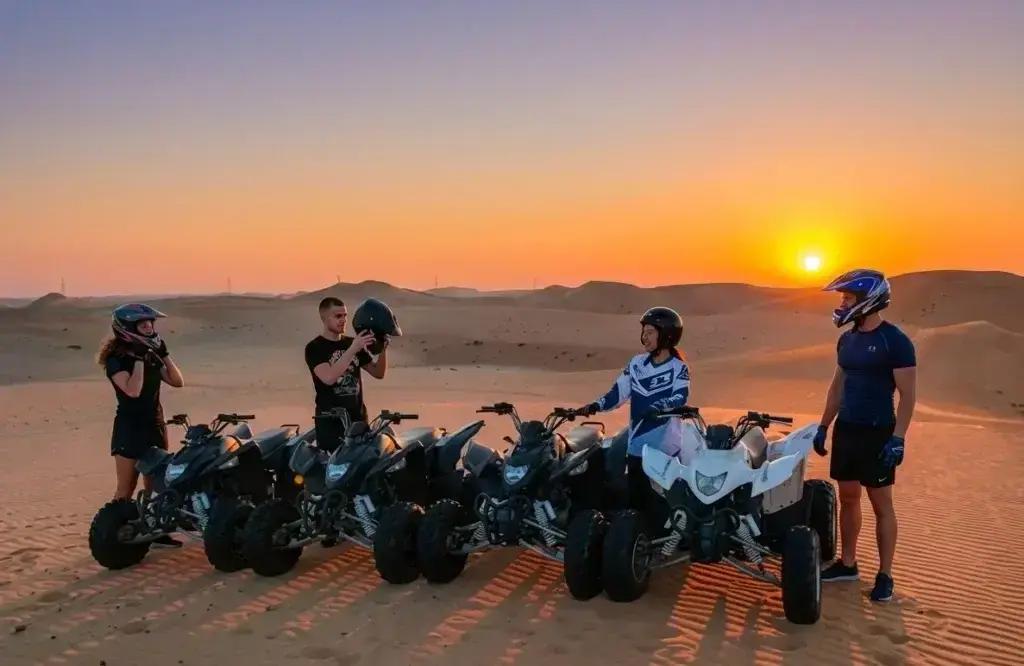 4-person quad bike safari in Dubai