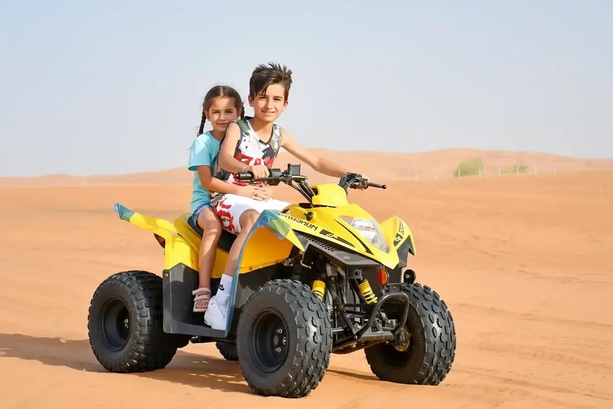60 Minutes of Shared Quad Biking Desert Sunset View
