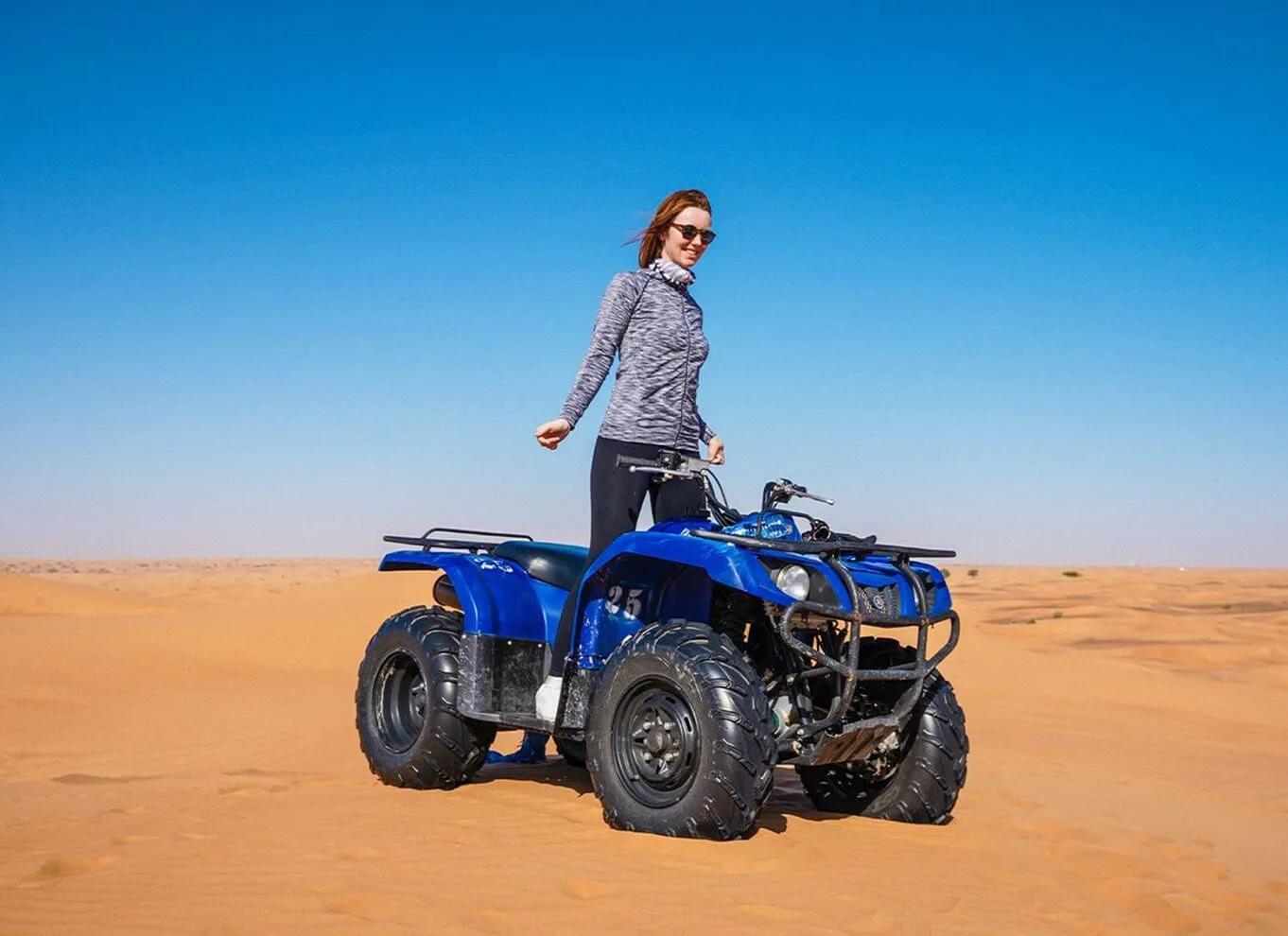 2-hour solo quad bike safari in Dubai