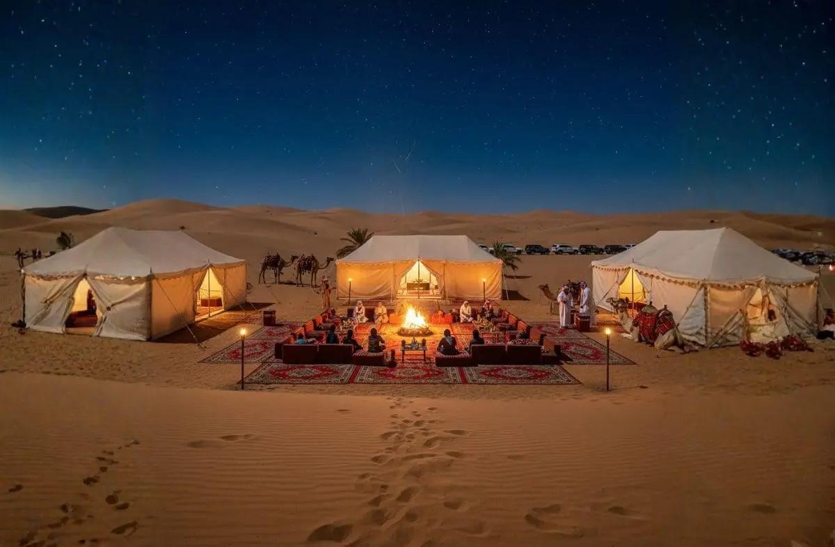 Dubai overnight desert safari with stargazing tour