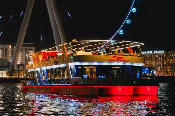 Luxury yacht dinner cruise package