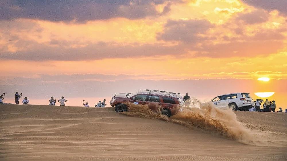 Evening Desert Safari Dubai Action View