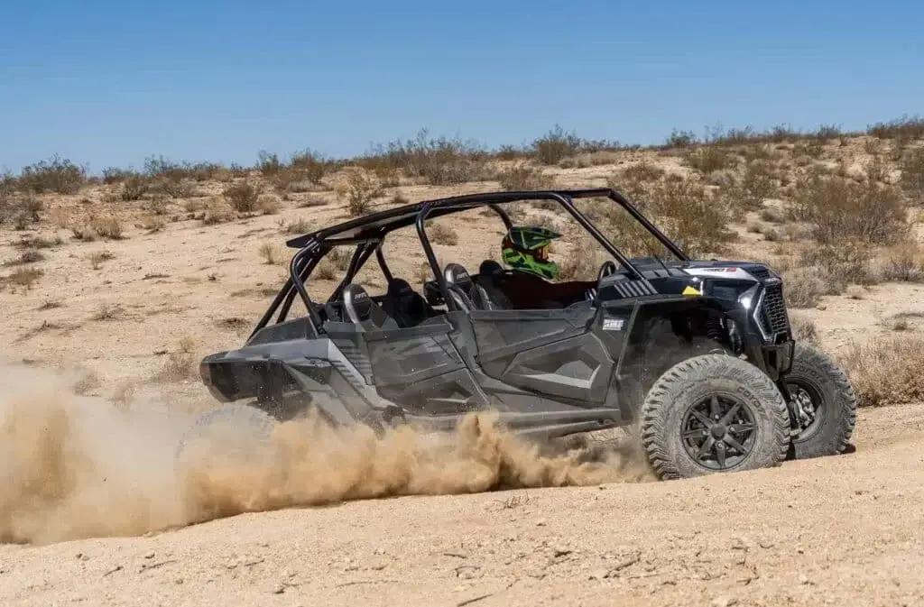 Spacious Polaris buggy with room for four passengers