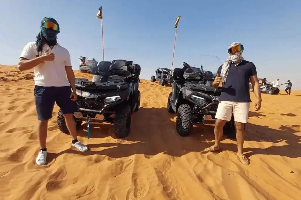 Dubai 4-person quad bike safari package