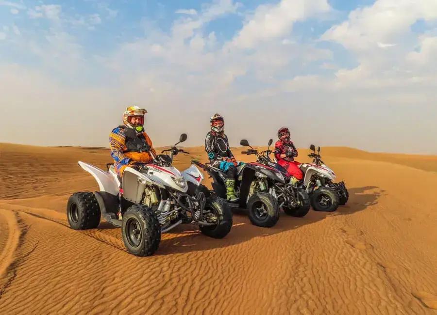 Quad bike adventure experience in Dubai for 4 guests