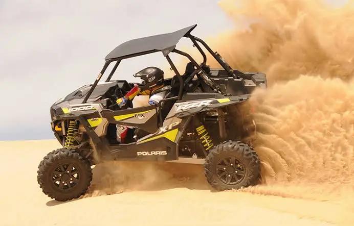 Polaris buggy adventure through the Dubai desert