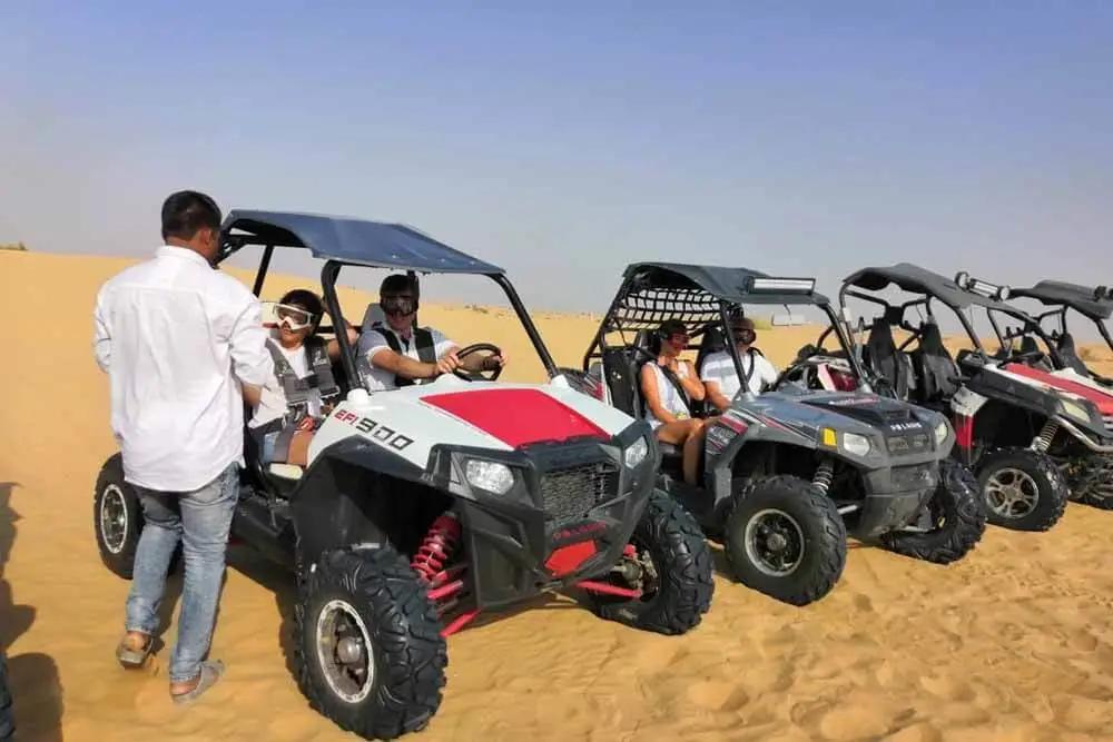 60-Minute Dune Buggy Safari Dubai Desert Sunset View