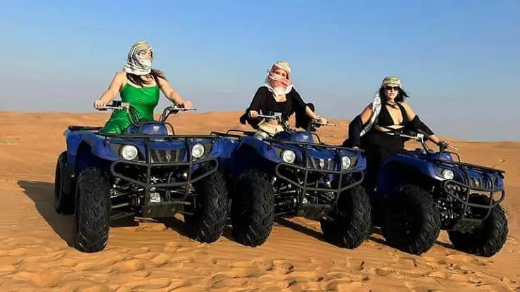 Dubai double quad bike safari package
