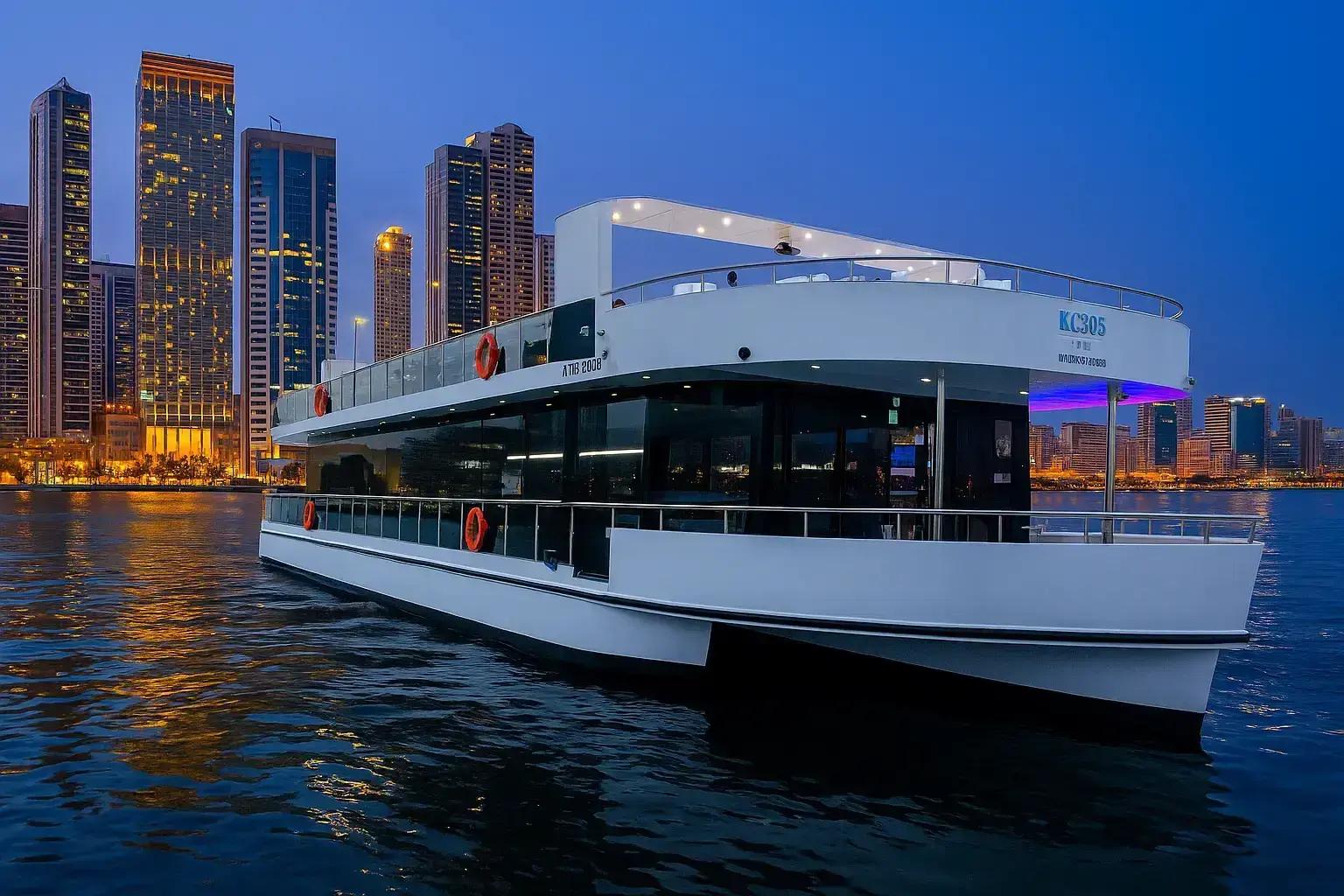 Dubai Marina dinner cruise with live shows