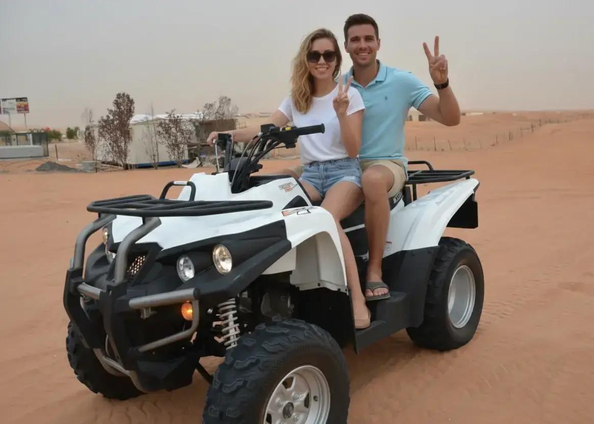 Double quad bike safari experience in Dubai