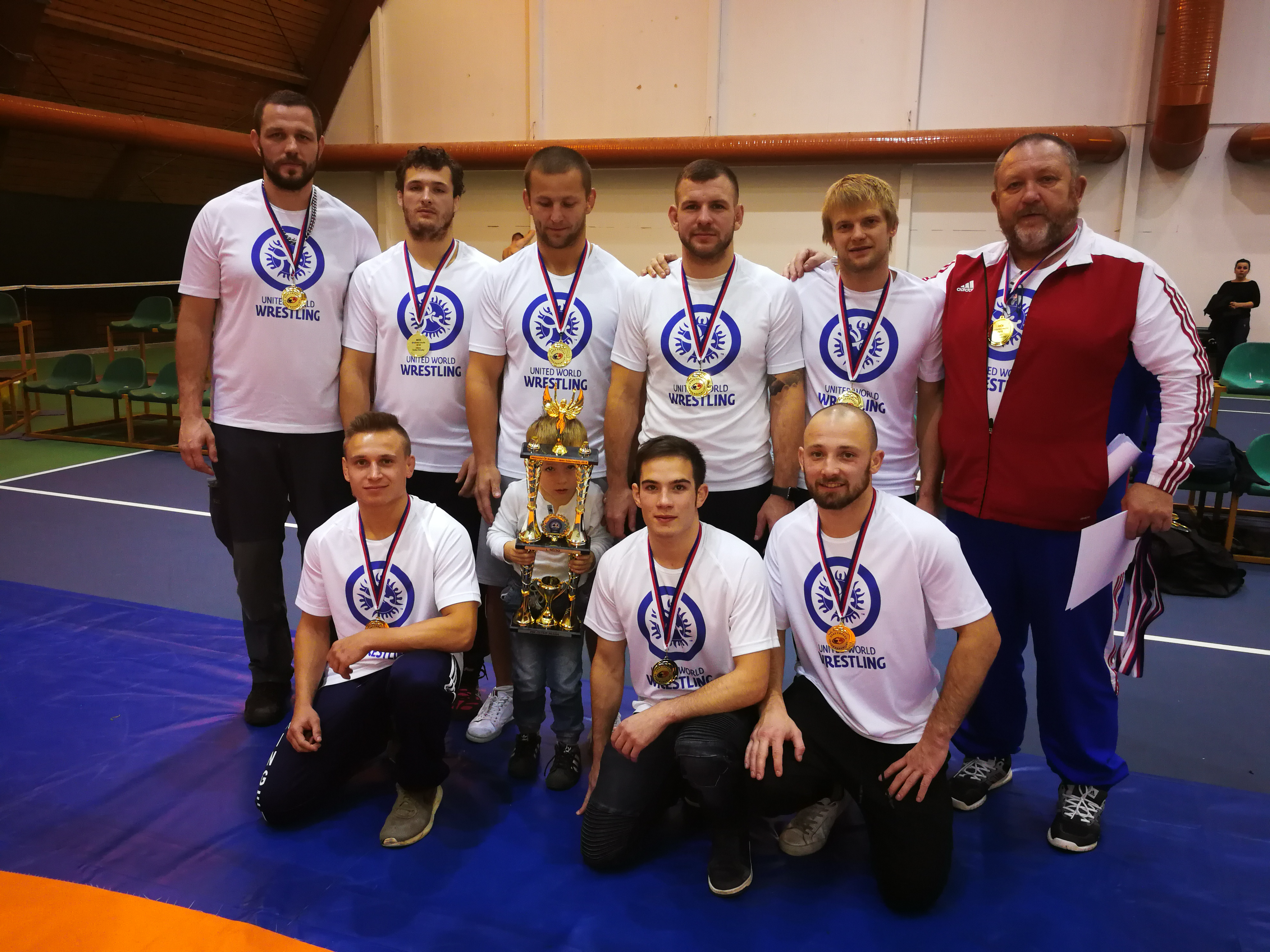 Oddíl Zápasu muži TJ Jiskra HB vybojovali 12 titul v zápase řecko-římském