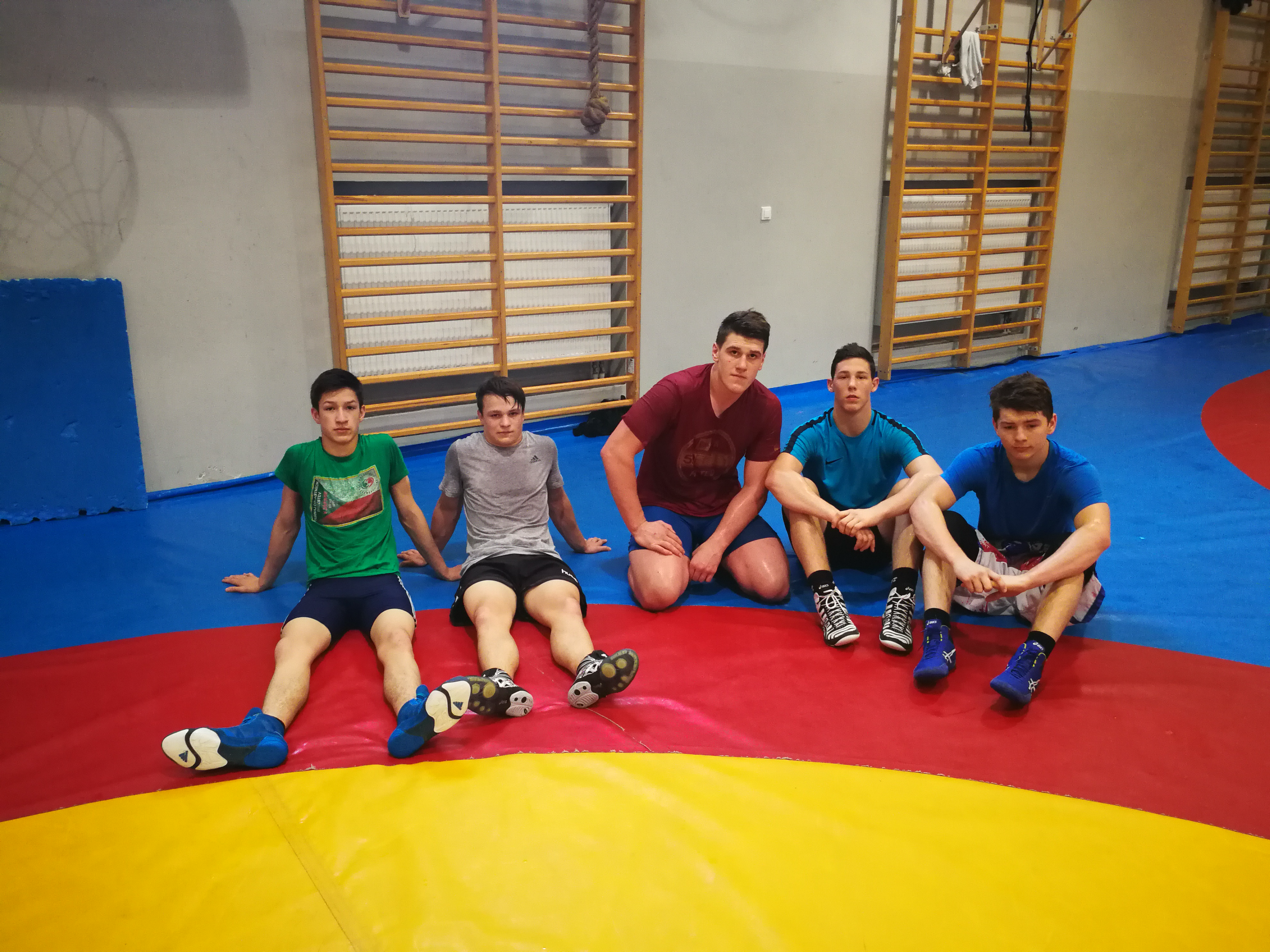 ZÁPASNÍCI BRODSKÉ TJ JISKRY NA SOUSTŘEDĚNÍ KADETSKÉ REPREZENTACE
