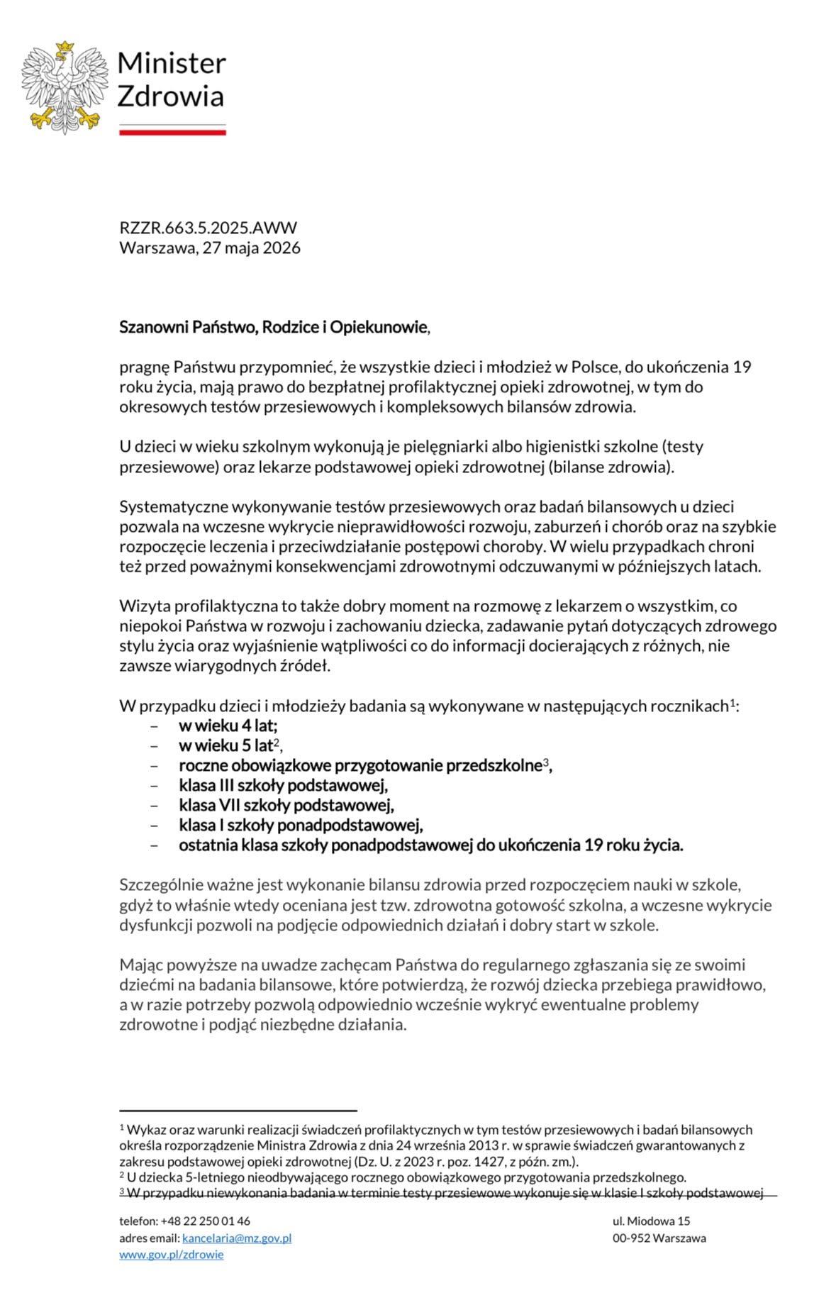Zdjęcie z wydarzenia: Informacja