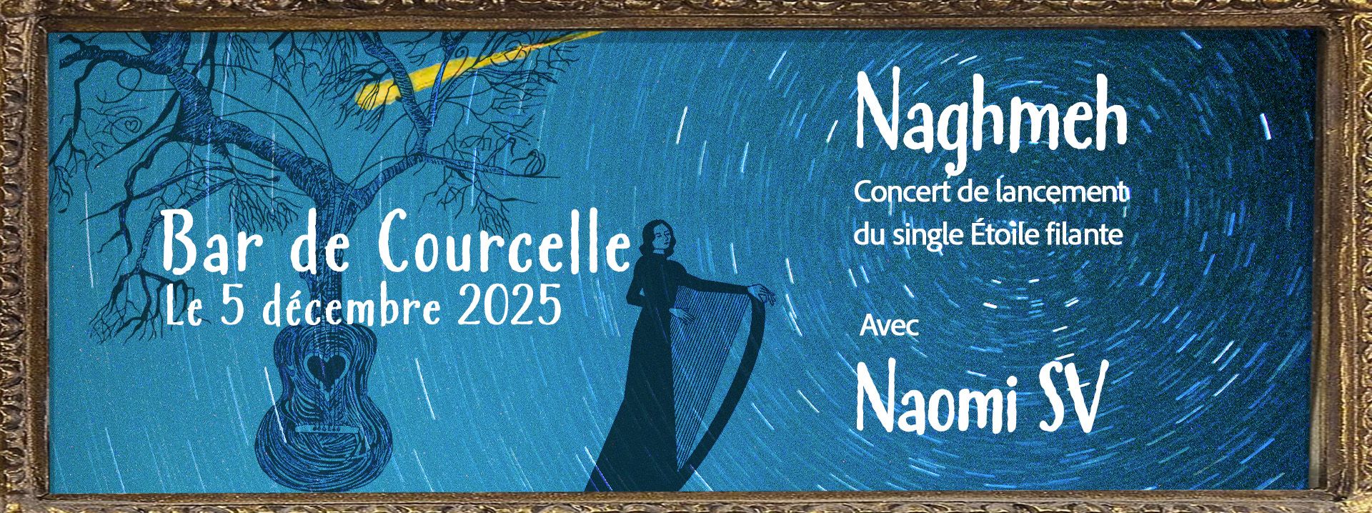 Naghmeh and Naomi SV at Bar de Courcelle - Single release party for Étoile filante