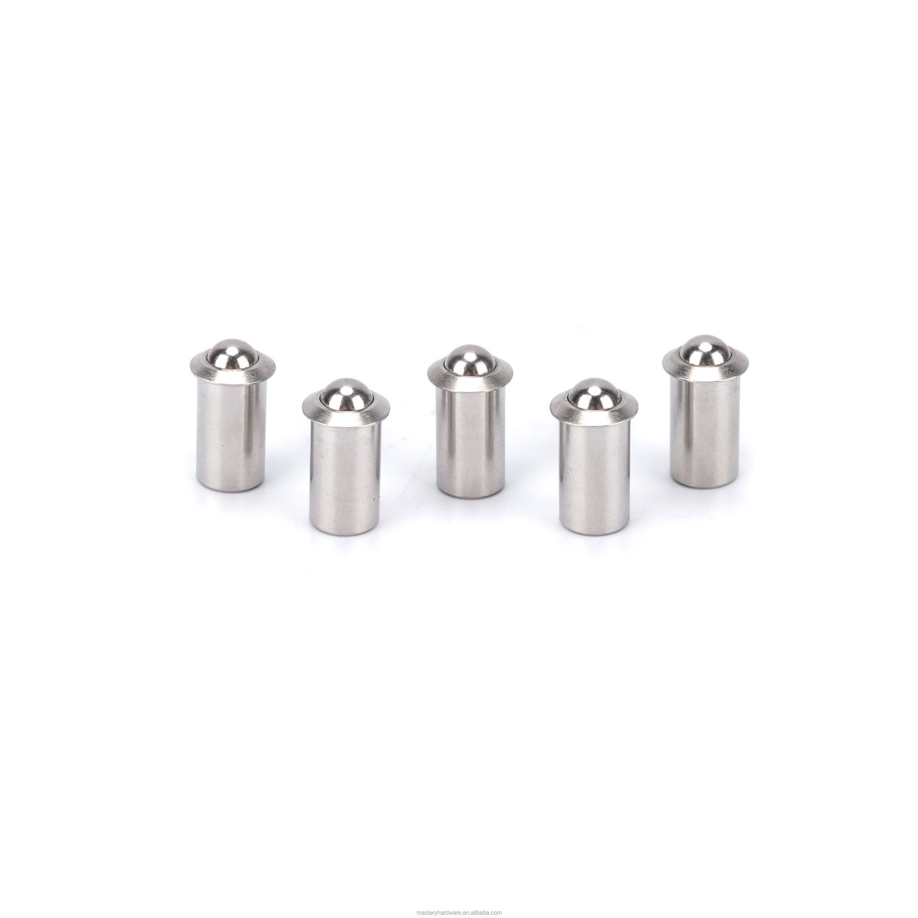 Threaded Spring Plunger for Machine Adjustment - threaded body