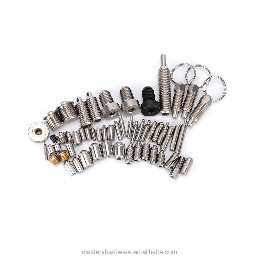 Custom Spring Plunger for Fixture Positioning - custom-engineered body and contact arrangement
