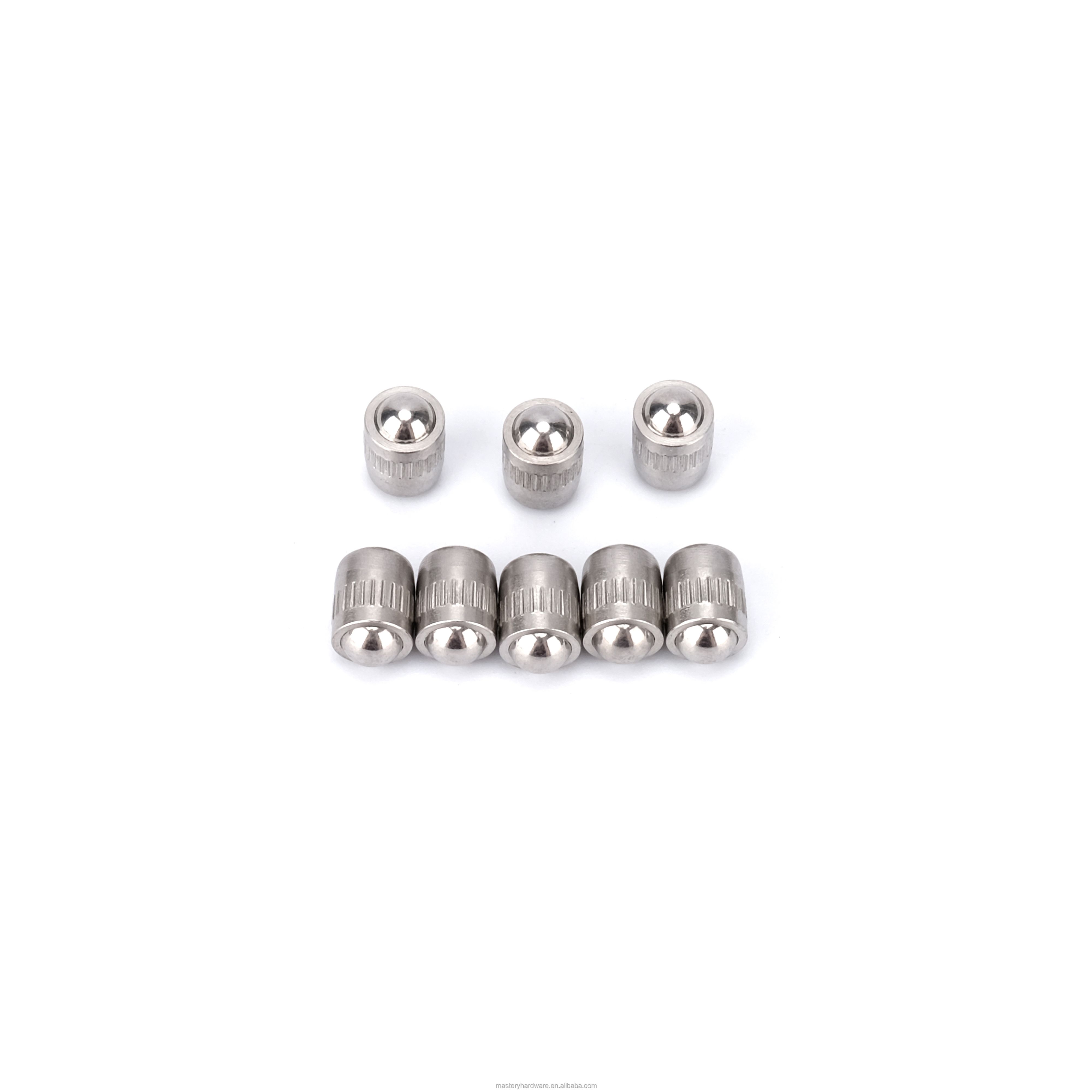 Ball Nose Spring Plunger for Fixture Positioning - ball nose contact point