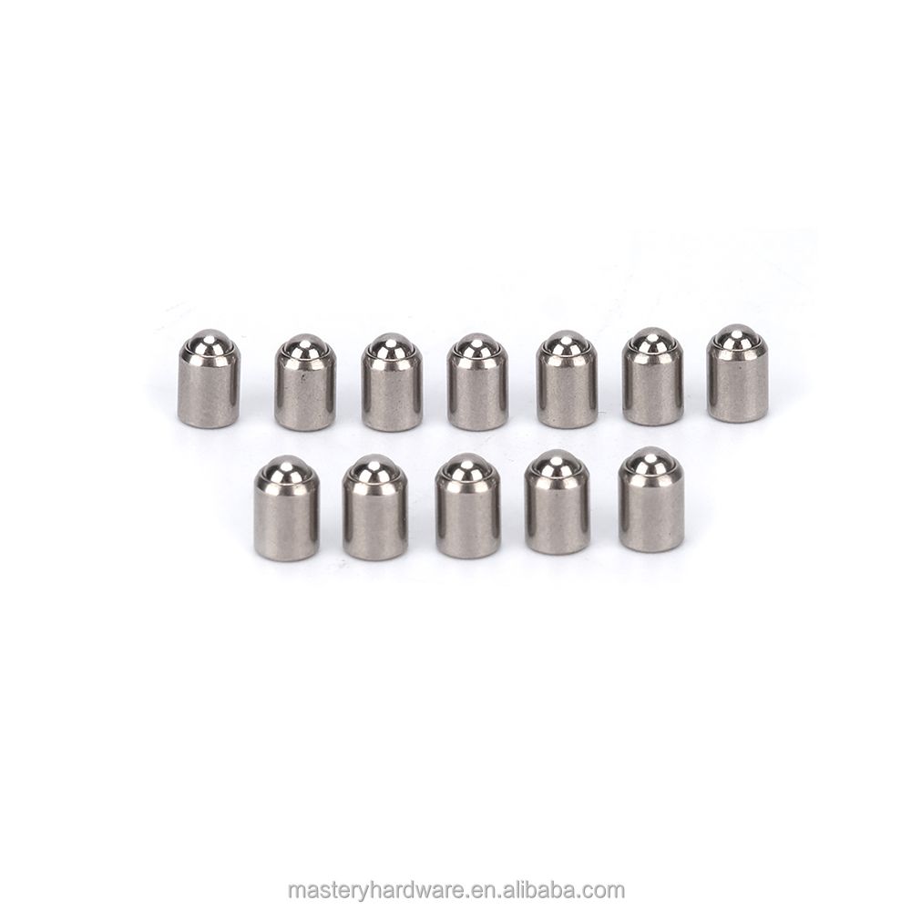 Threaded Spring Plunger for Guided Retention - threaded body