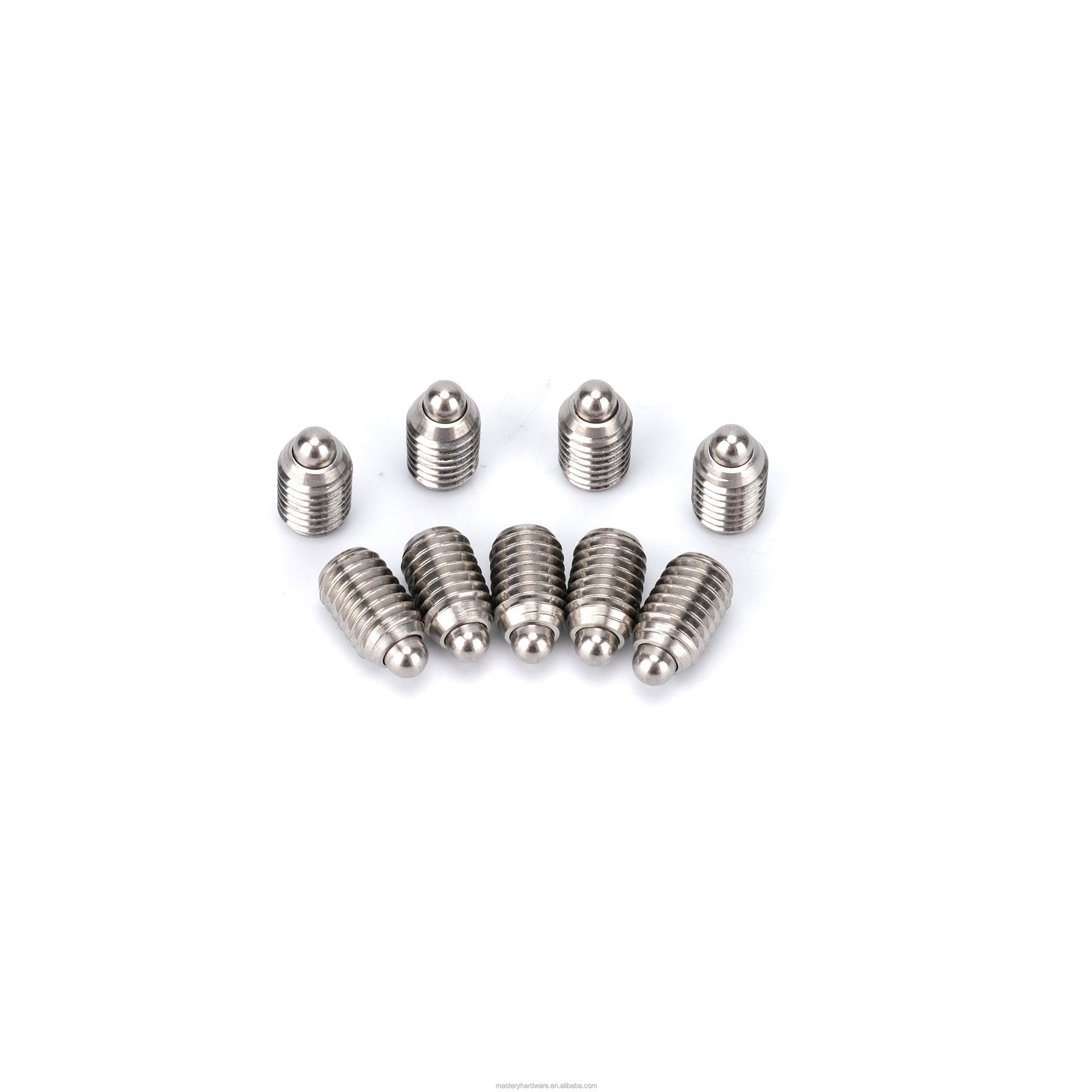 Ball Nose Spring Plunger for Controlled Contact - ball nose contact point