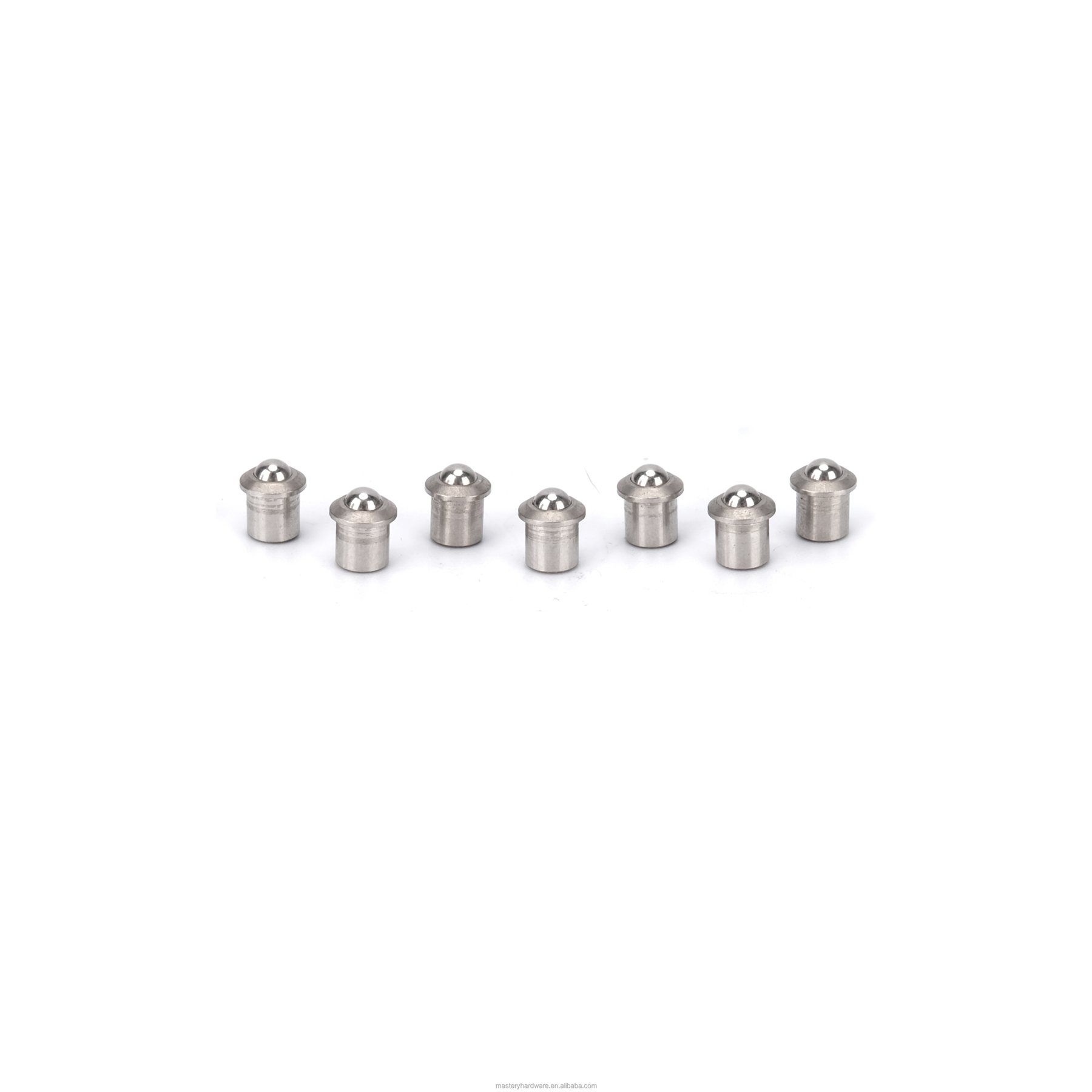 Threaded Spring Plunger for Equipment Assembly - threaded body
