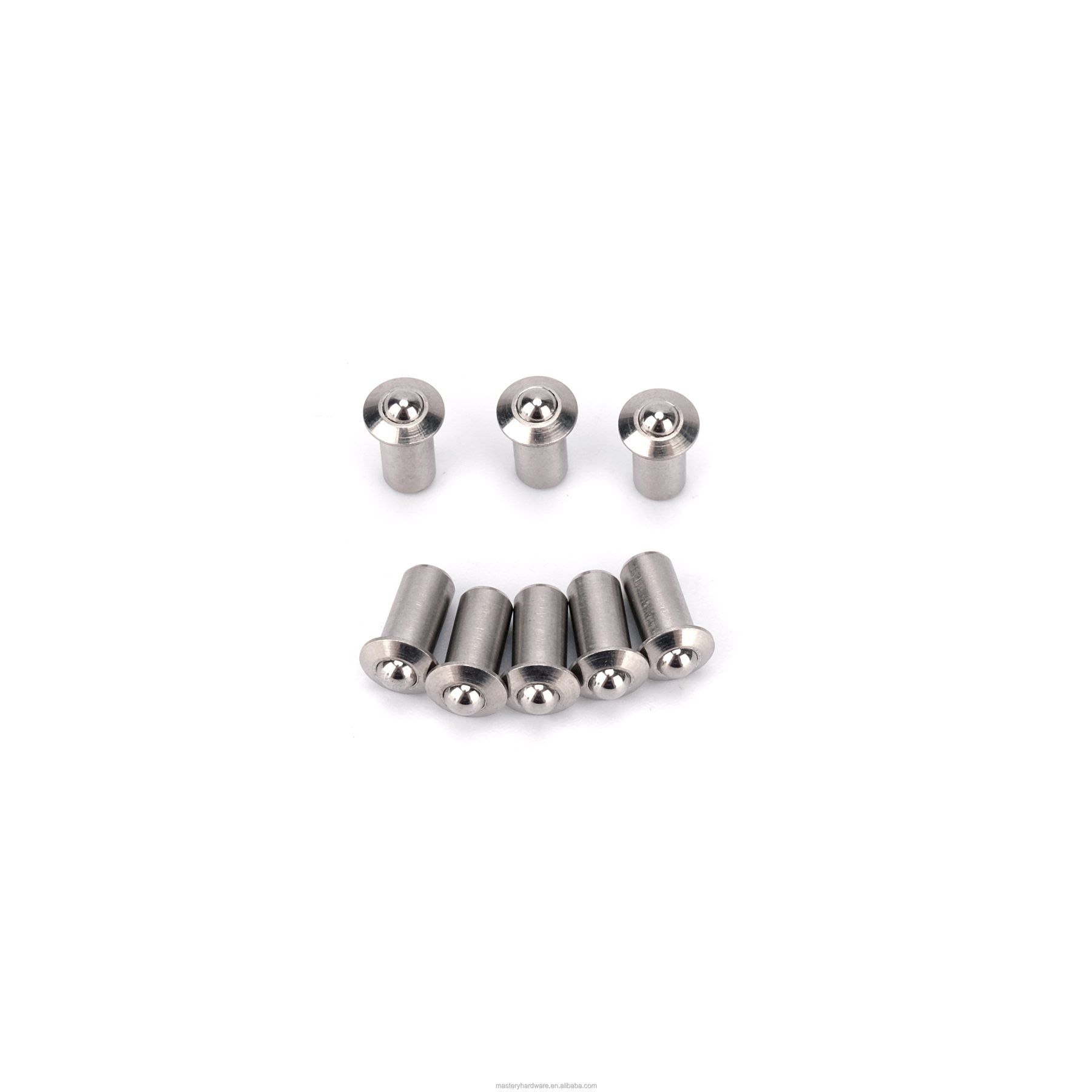 Ball Nose Spring Plunger for Equipment Assembly - ball nose contact point