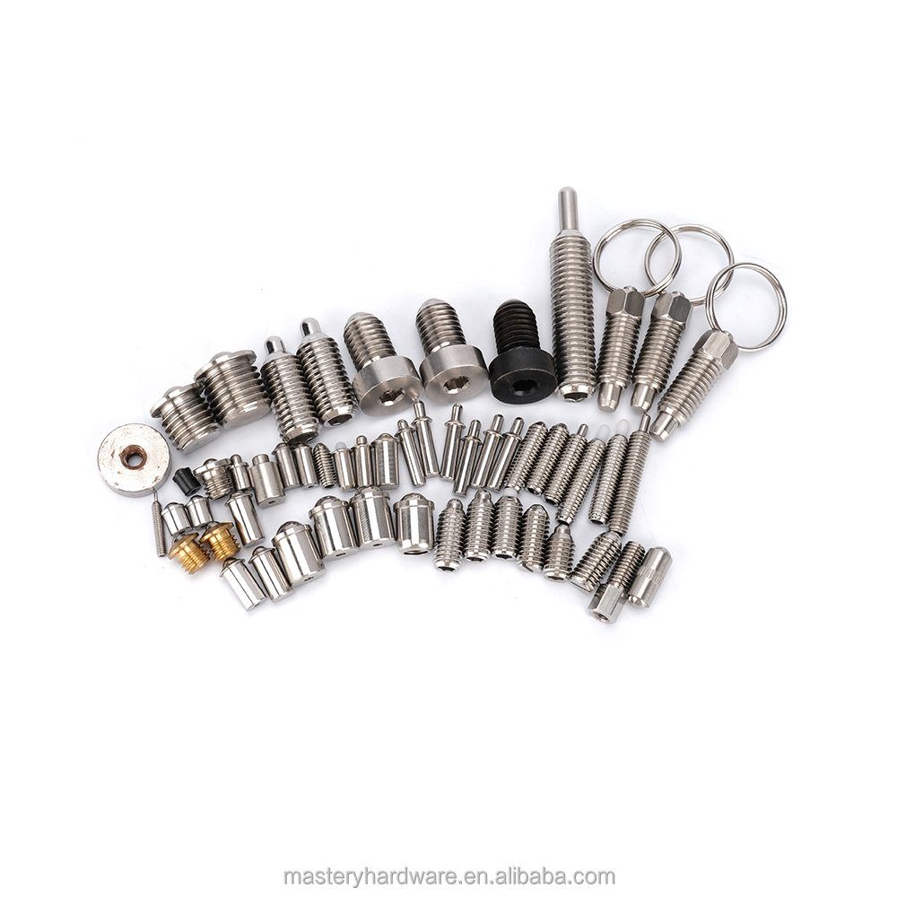 Custom Spring Plunger for Guided Retention - custom-engineered body and contact arrangement