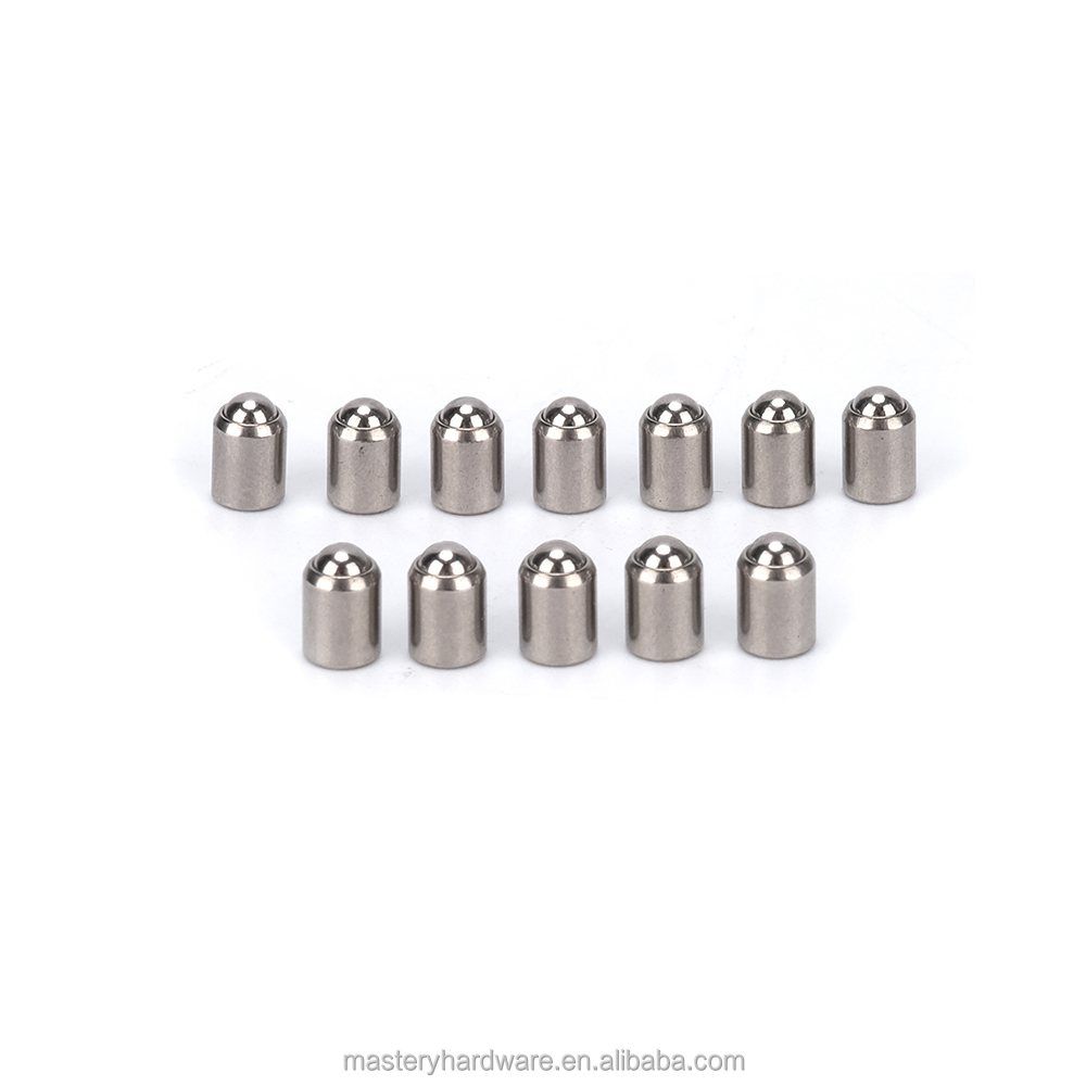 Threaded Spring Plunger for Assembly Alignment - threaded body