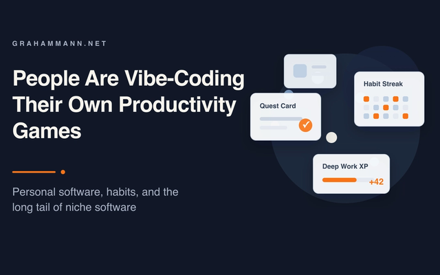 People Are Vibe-Coding Their Own Productivity Games