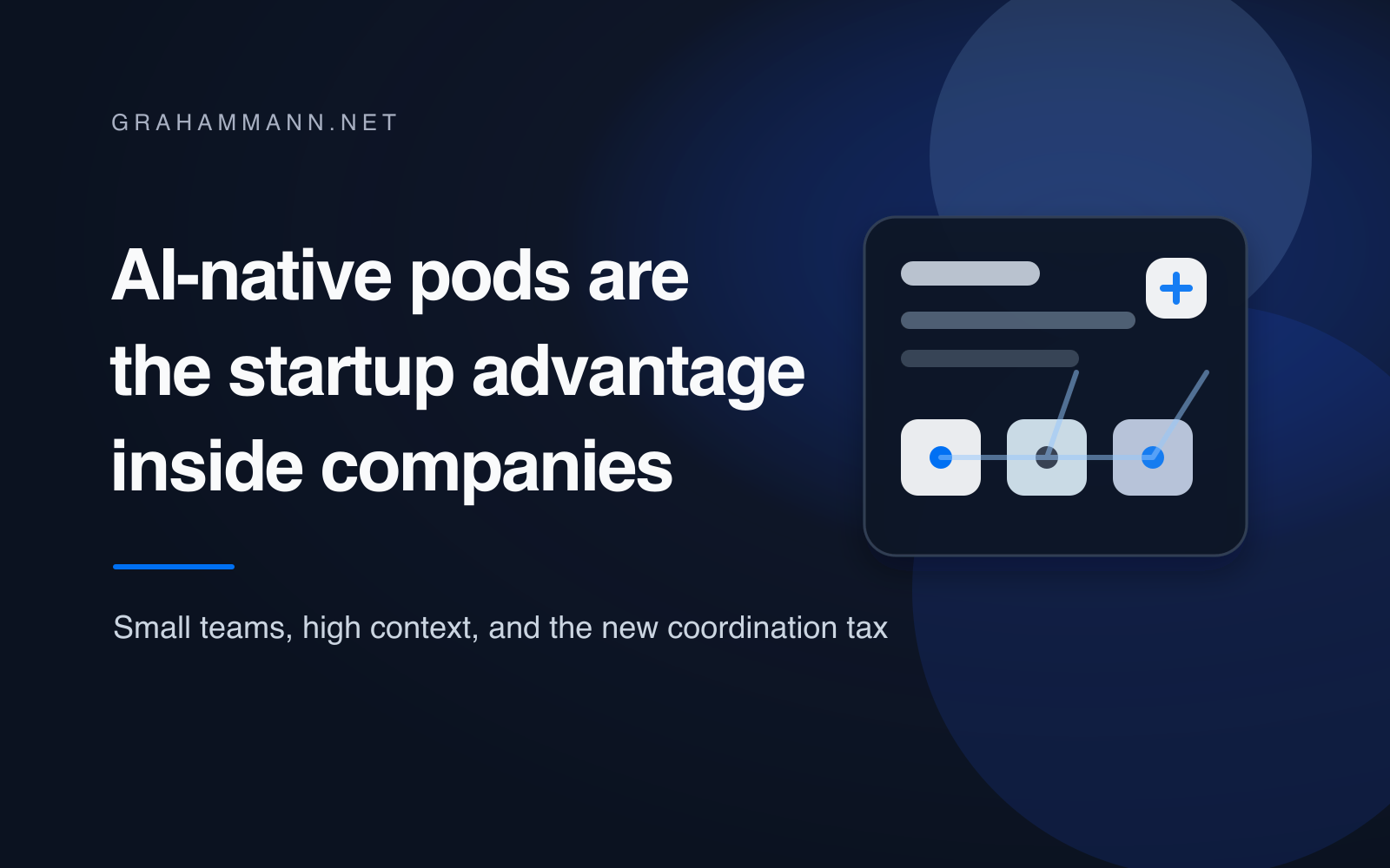 AI-native pods are the startup advantage inside companies