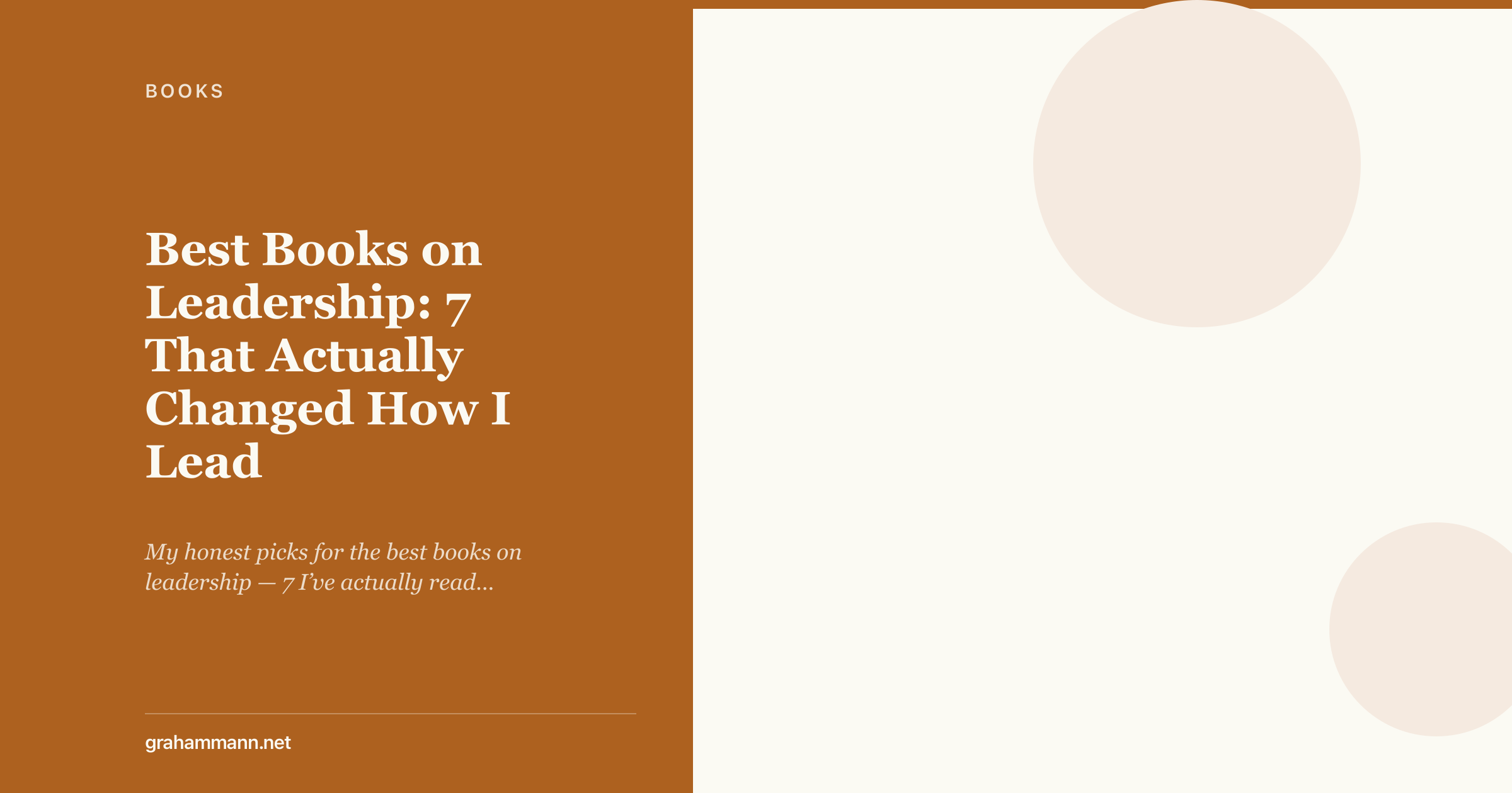 Best Books on Leadership: 7 That Actually Changed How I Lead
