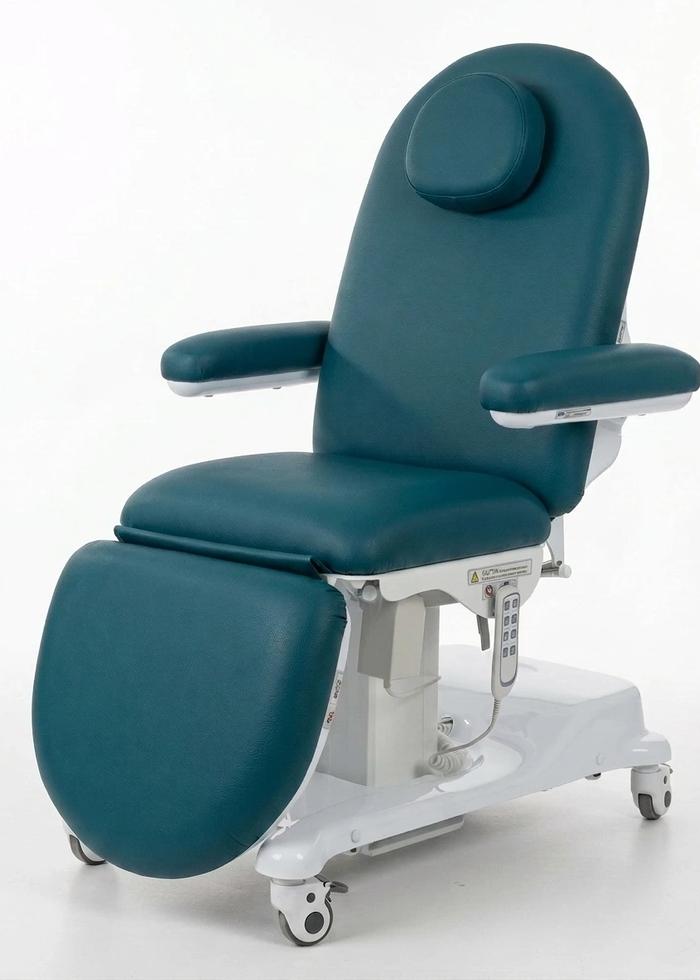 Sillón dermatológico eléctrico eDynamics Pro con motores de ajuste de altura y respaldo