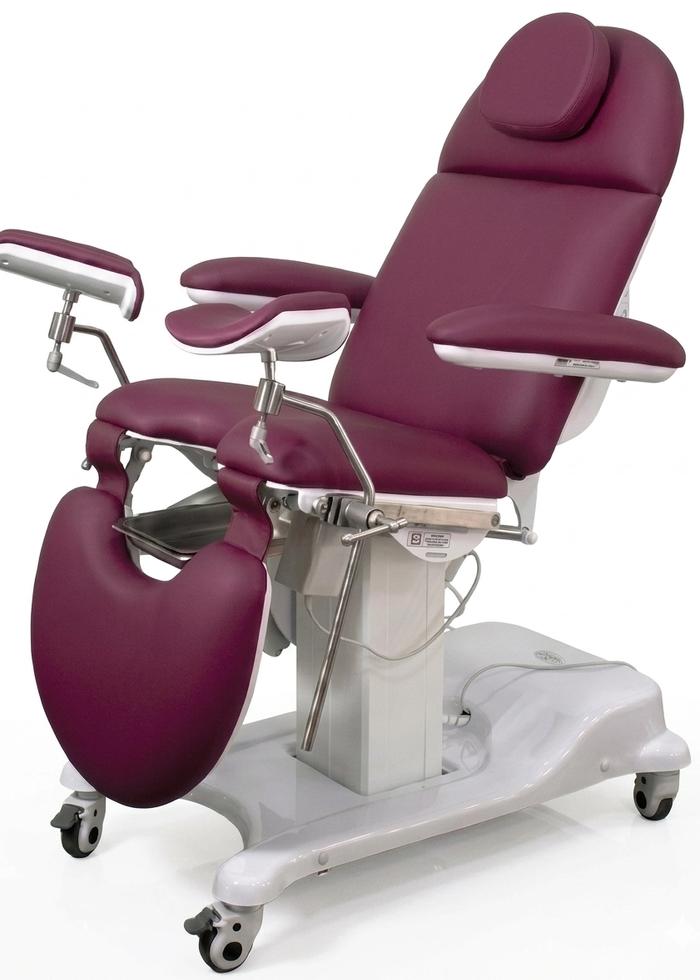 Sillón ginecológico eléctrico eDynamics Pro con 4 motores y ajuste de altura y respaldo